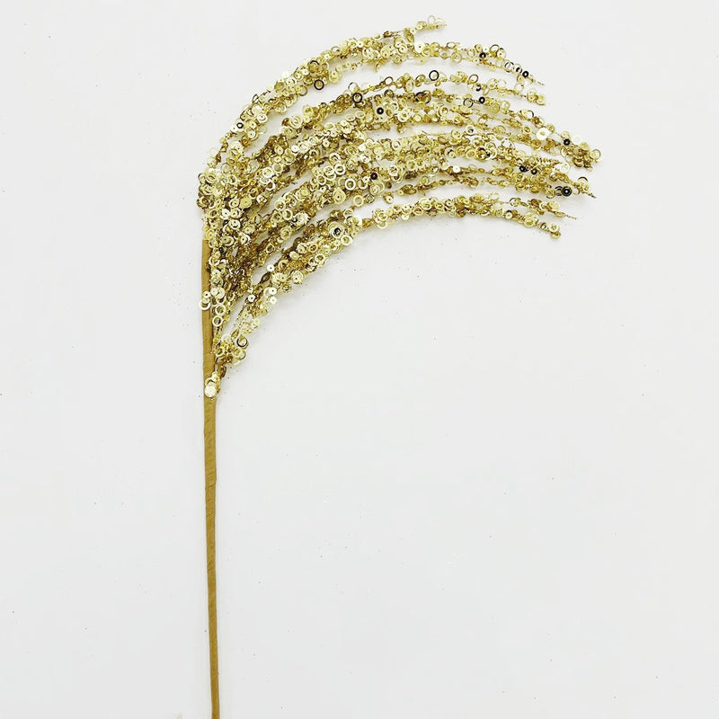 Bulk Glitter Christmas Tree Picks and Sprays Glitter Sequins Branches Stems Ornaments Wholesale