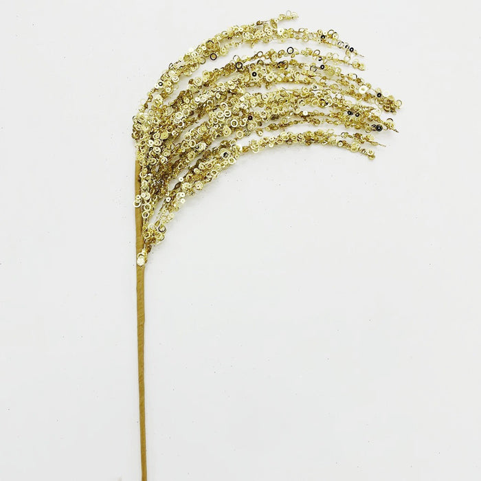 Bulk Glitter Christmas Tree Picks and Sprays Glitter Sequins Branches Stems Ornaments Wholesale