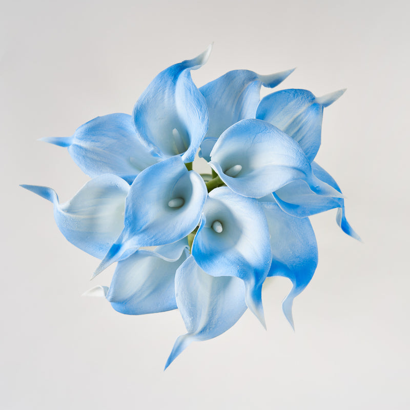 Lot de 10 fleurs de lys calla artificielles en vrac, fausses fleurs de lys calla au toucher réaliste pour bouquets de mariage, centres de table, vente en gros