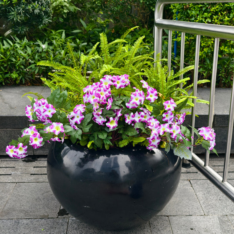 Bulk Exclusive Upgraded Faux Petunia Flowers UV Resistant Artificial Flowers for Outdoor Garden & Porch Decor Wholesale