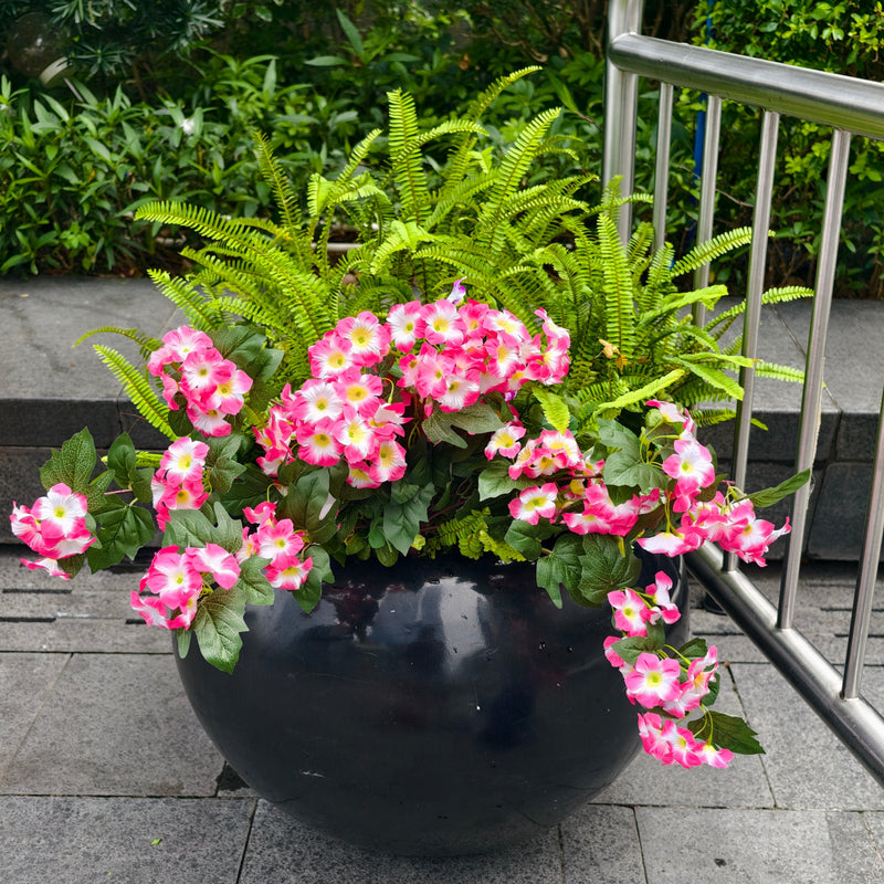 Bulk Exclusive Upgraded Faux Petunia Flowers UV Resistant Artificial Flowers for Outdoor Garden & Porch Decor Wholesale