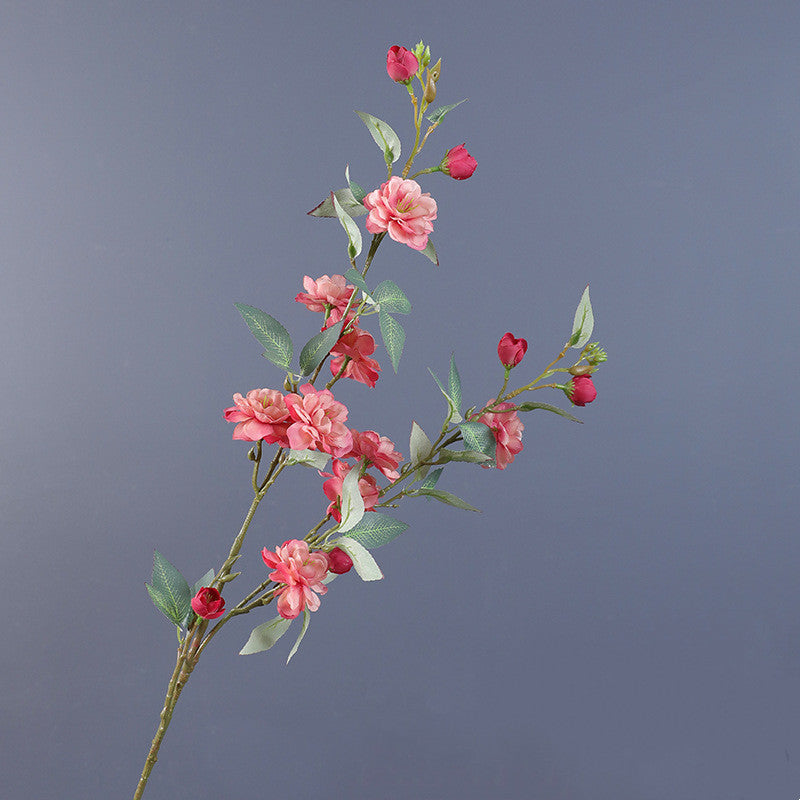 Tiges de camélia extra longues en vrac Branches de pulvérisation Fleurs en soie Artificielles en gros