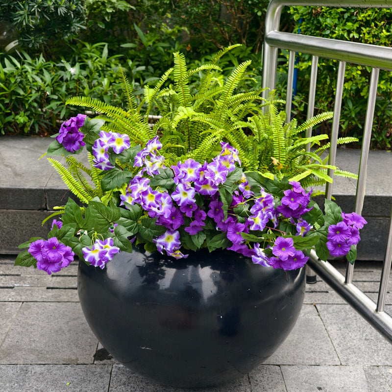 Bulk Exclusive Upgraded Faux Petunia Flowers UV Resistant Artificial Flowers for Outdoor Garden & Porch Decor Wholesale