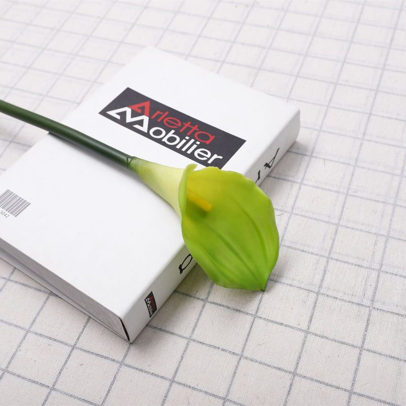 Premium 12pcs 25" Real Touch Calla Lily Bouquet  - Lifelike Floral Arrangements for Weddings & Home Decor