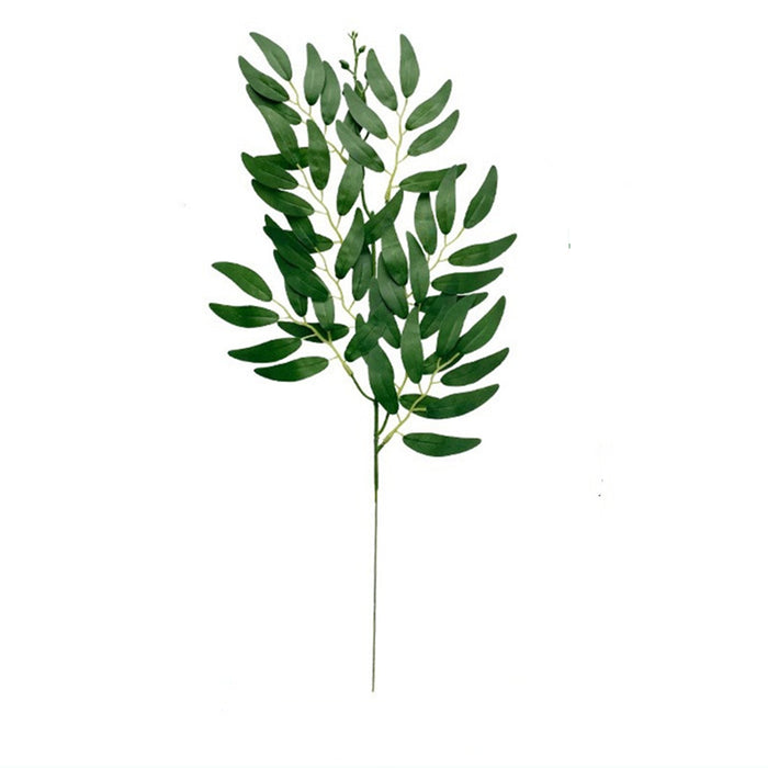 Bulk Artificial Greenery Stems Silk Greenery Leaves Branches for DIY Wedding Arch Bouquet Vase Filler Table Centerpieces Home Decor Wholesale