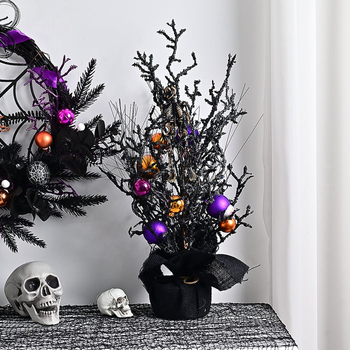 Bulk Halloween Potted Tree Ball Ornaments Halloween Decoration Wholesale