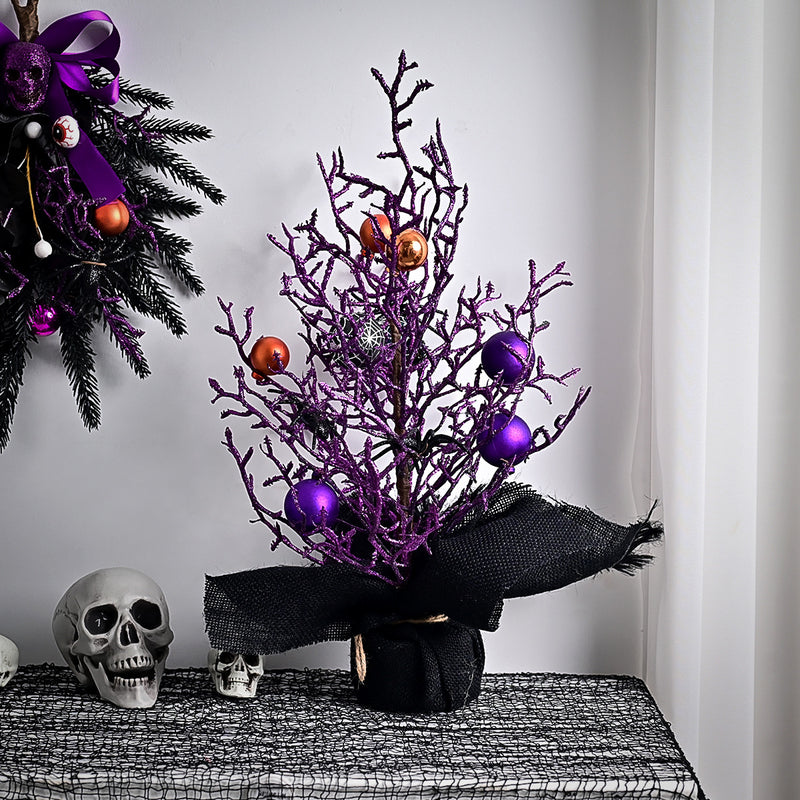 Boules décoratives en pot pour sapin d'Halloween en vrac Décoration d'Halloween en gros