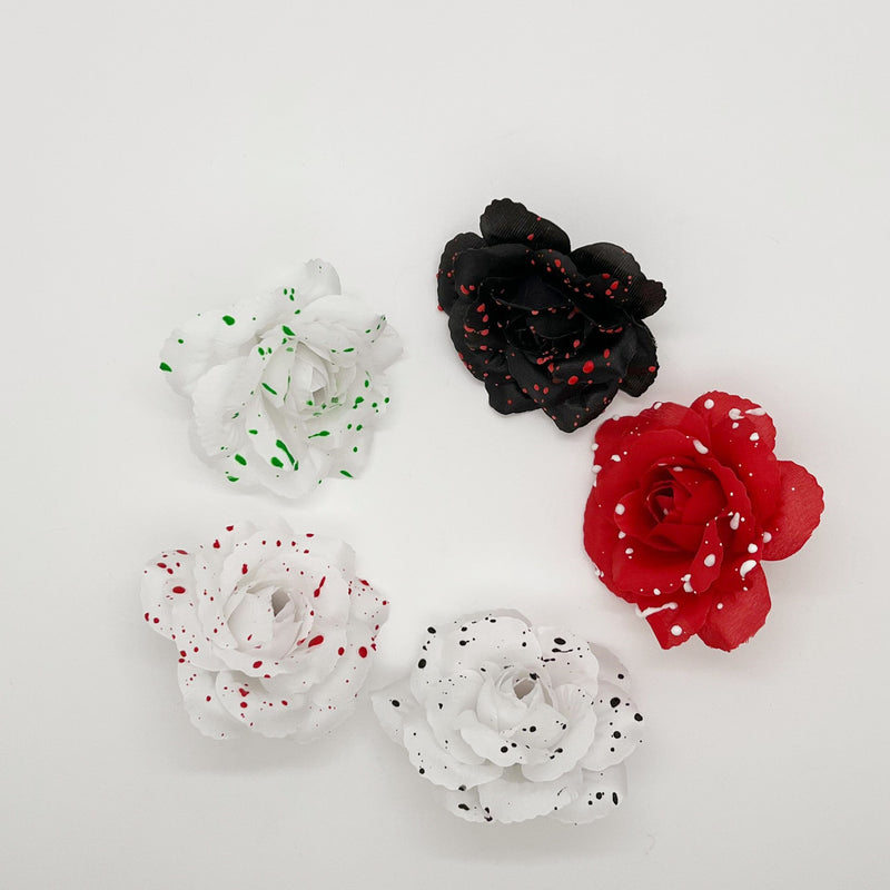 Lot de 50 têtes de roses d'Halloween de 3,5 pouces pour l'artisanat en gros