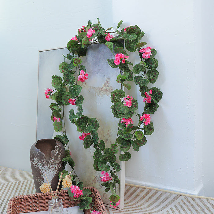 Bulk 6FT Artificial Begonia Garland Flowers for Mirror Wholesale