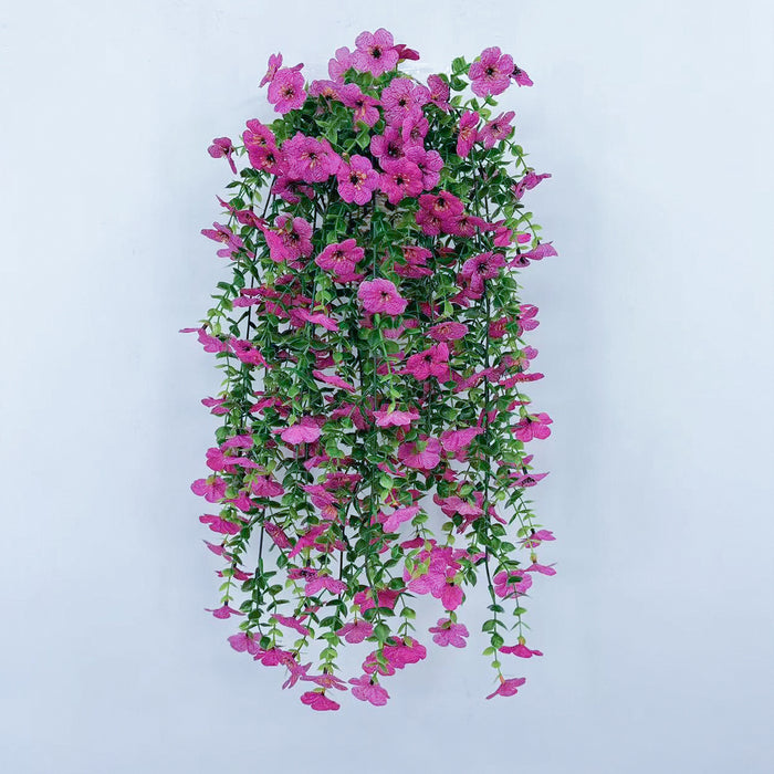 Bulk 2pcs Artificial Hanging Flowers Plants for Outdoor Spring Decoration Wholesale