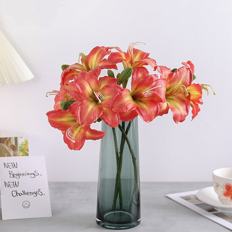 Bulk 19.6 inches Tall Hemerocallis Stems Silk Flowers Artificial Flower Arrangements Wholesale