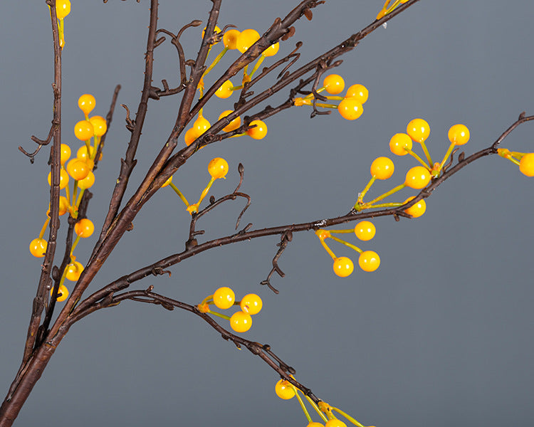 Bulk 43" Extra Long Holly Berries Stems Artificial Fruit Stems Wholesale