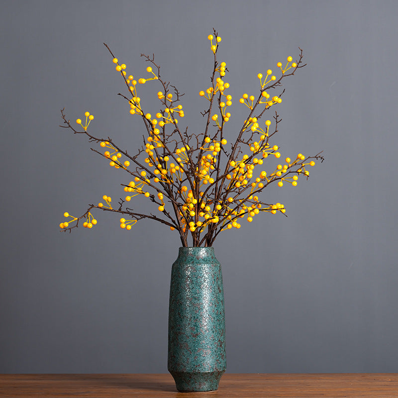 Bulk 43" Extra Long Holly Berries Stems Artificial Fruit Stems Wholesale