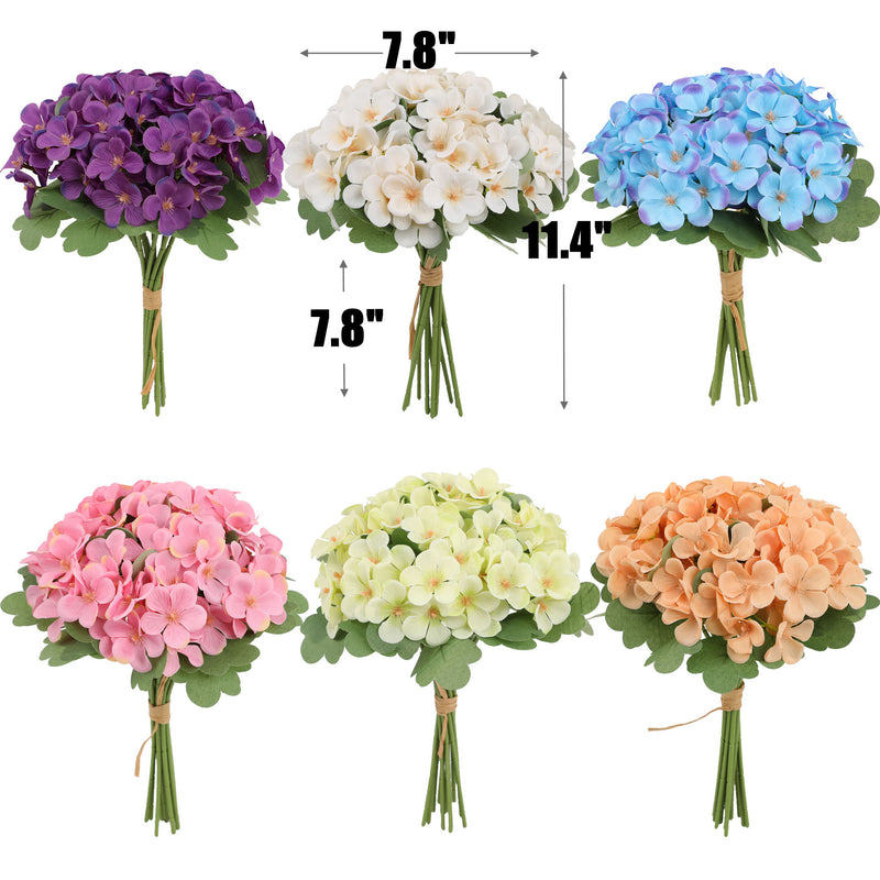 Bulk 11.4 Hydrangea Bundle Artificial Flowers Bouquet for Home Wedding Wholesale