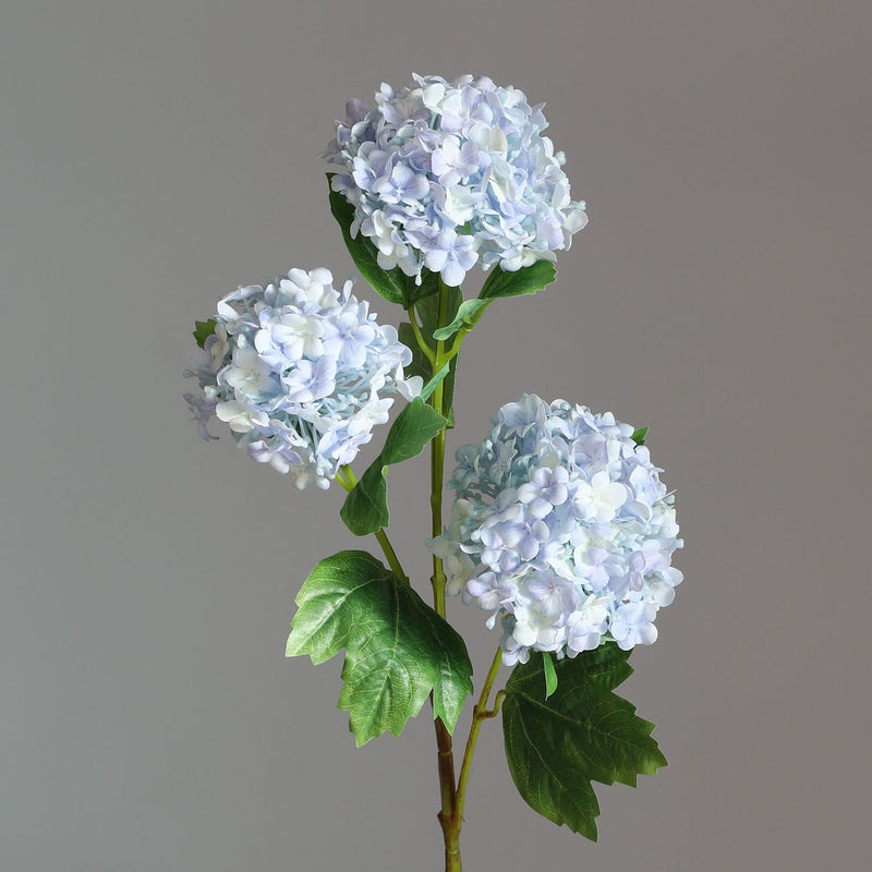 Bulk 2pcs 32" Hydrangea Spray Branches Stems with 3 Flower Heads Wholesale