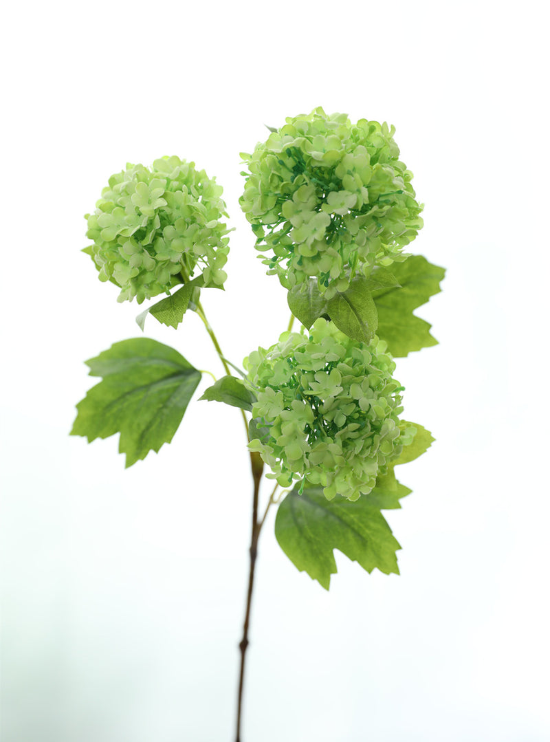 Bulk 2pcs 32" Hydrangea Spray Branches Stems with 3 Flower Heads Wholesale