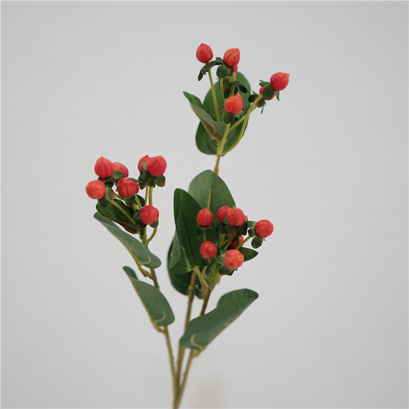 Bulk 26.7" Hypericum Berries Stems Faux Hypericum Spray Wholesale