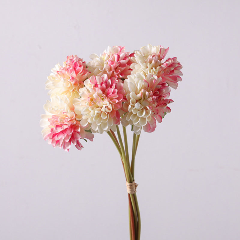 Bulk 15.7 inches Tall Chrysanthemum Bouquet Silk Flowers Artificial Wholesale