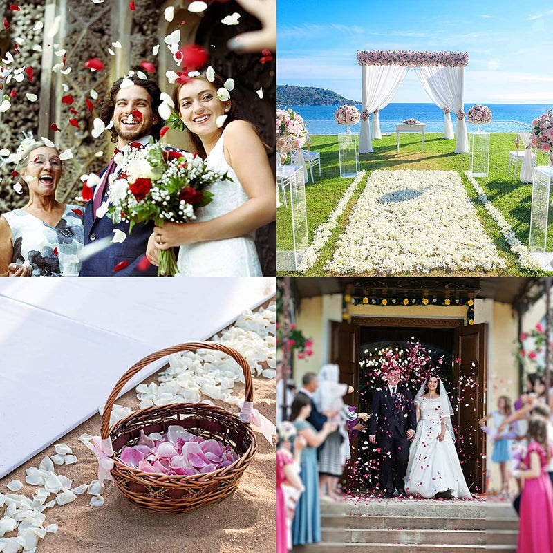 Liquidation en vrac 3000 PCS pétales de rose en soie artificielle pour les événements de mariage de nuit romantique fête en gros 