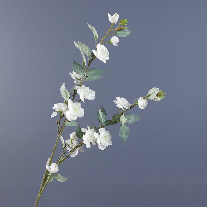 Tiges de camélia extra longues en vrac Branches de pulvérisation Fleurs en soie Artificielles en gros