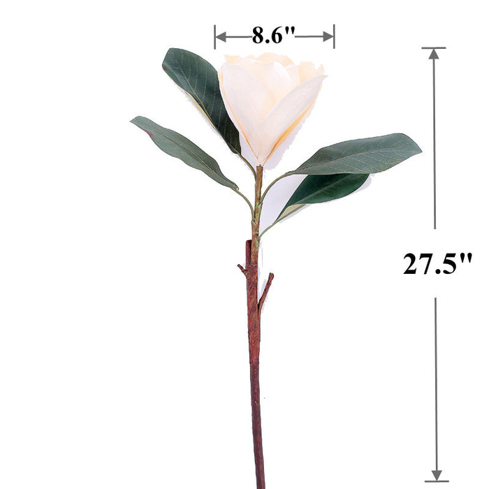 Bulk 27.5" Magnolia Stems Artificial Magnolia Flowers Arrangements Wholesale