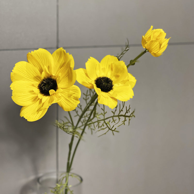 Bulk Exclusive Large Daisy Cosmos Stems Real Touch Flowers Wholesale