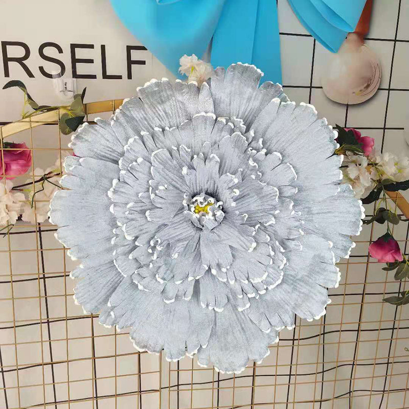 Fleurs de pivoine géantes artificielles en soie en vrac pour mariage, centre commercial, boutique en gros