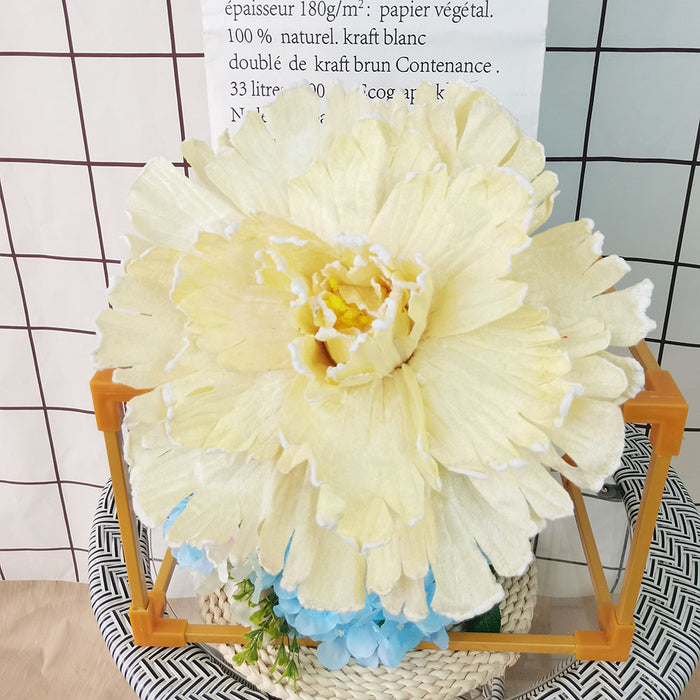Bulk Large Peony Flowers Silk Artificial Peony Giant Flowers Arrangements for Wedding Mall Shop Wholesale