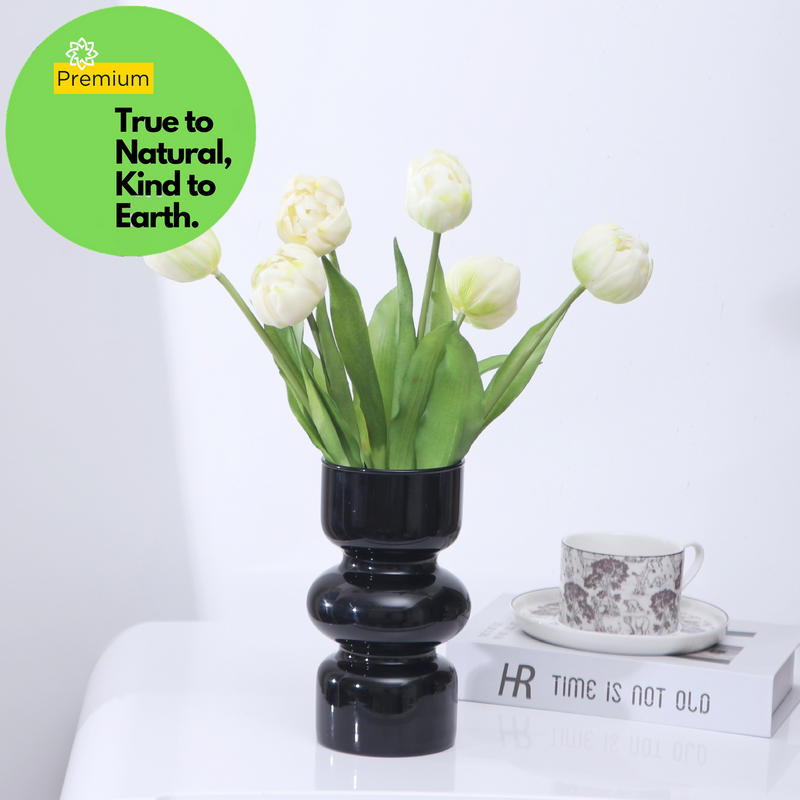 Premium Real Touch Tulips Flowers Soft Latex Tulips Bouquet Flowers