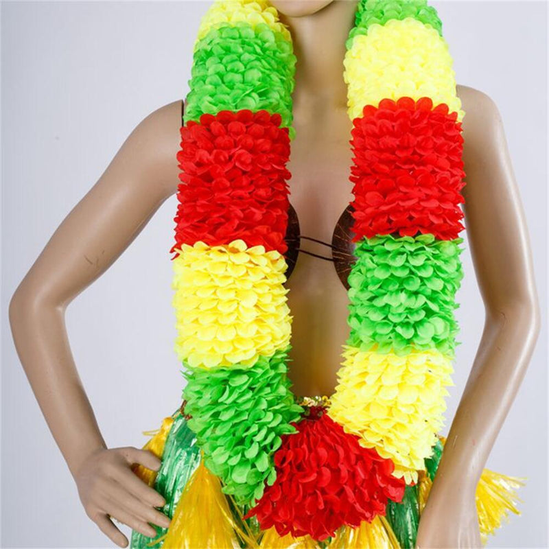 Bulk 3 Sizes Leis for Men Women And Children Garland Tropical Floral Accessories for Hawaiian Luau Party Wholesale