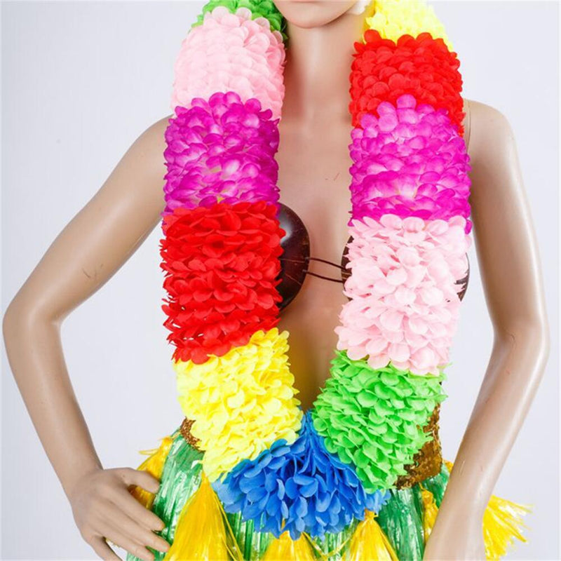 Bulk 3 Sizes Leis for Men Women And Children Garland Tropical Floral Accessories for Hawaiian Luau Party Wholesale