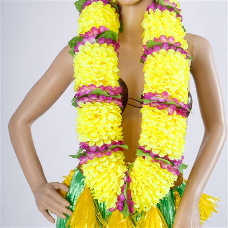 Bulk 3 Sizes Leis for Men Women And Children Garland Tropical Floral Accessories for Hawaiian Luau Party Wholesale