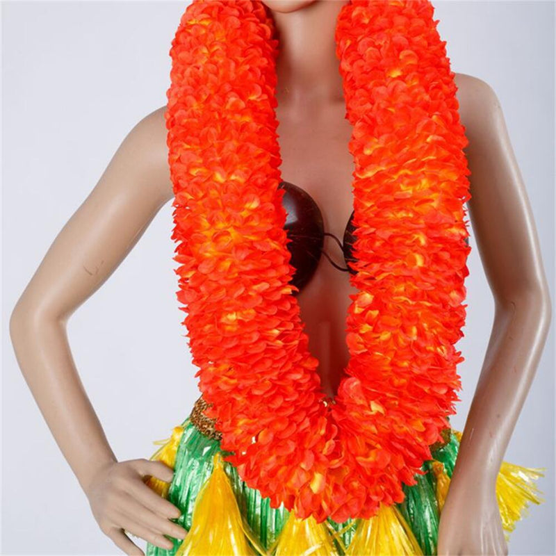 Bulk 3 Sizes Leis for Men Women And Children Garland Tropical Floral Accessories for Hawaiian Luau Party Wholesale