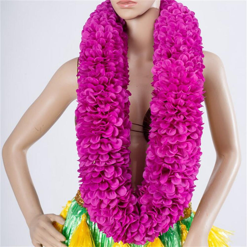 Bulk 3 Sizes Leis for Men Women And Children Garland Tropical Floral Accessories for Hawaiian Luau Party Wholesale