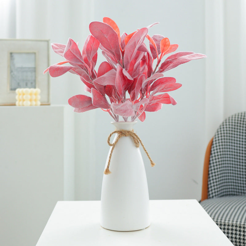 Tiges de feuilles de citron en vrac de 13 pouces Tiges de plantes artificielles d'automne pour l'artisanat Mariage en gros 