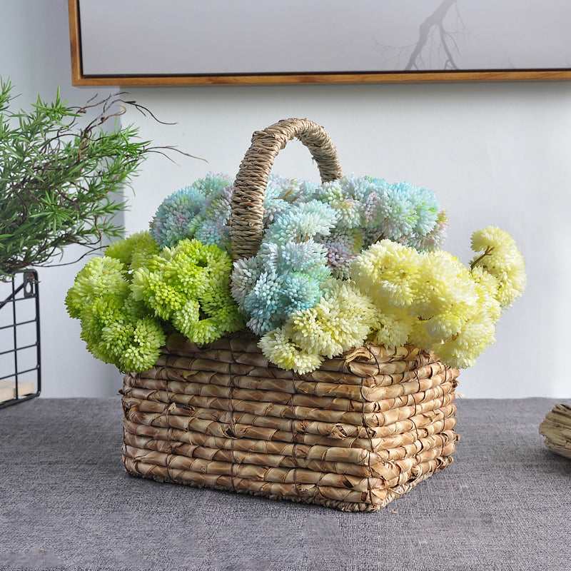 Liquidation en vrac 13 couleurs 8" Tiges de plantes succulentes Pick Plantes artificielles réalistes Vente en gros