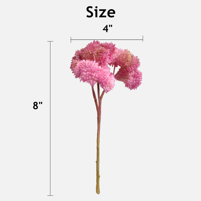 Liquidation en vrac 13 couleurs 8" Tiges de plantes succulentes Pick Plantes artificielles réalistes Vente en gros