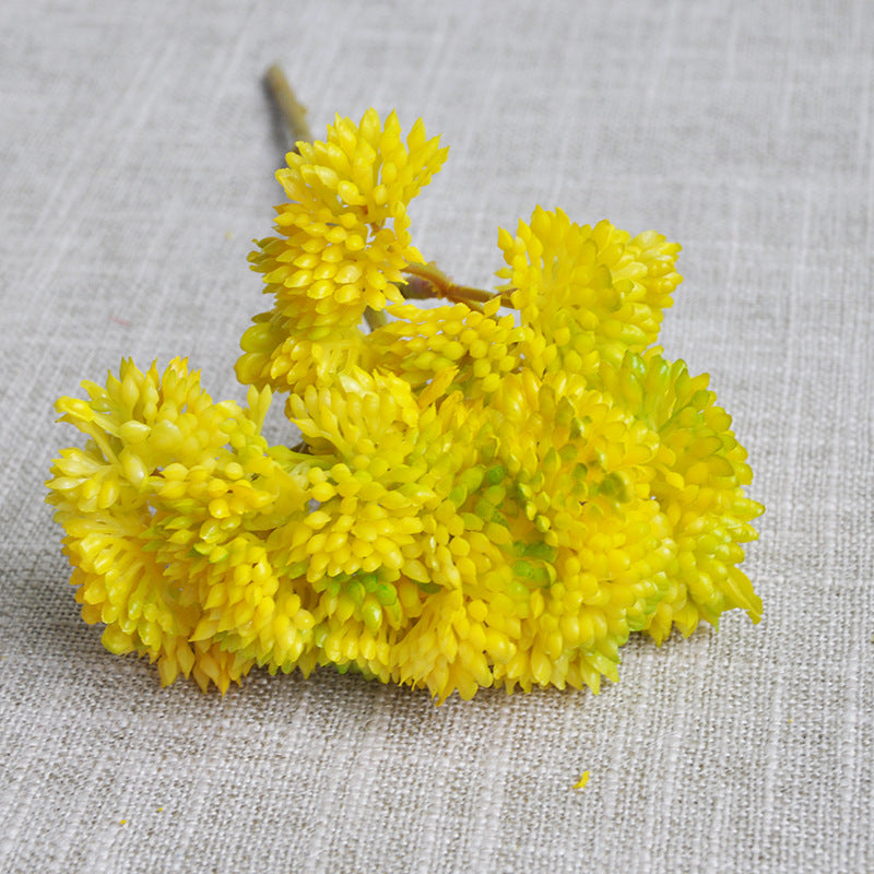 Liquidation en vrac 13 couleurs 8" Tiges de plantes succulentes Pick Plantes artificielles réalistes Vente en gros