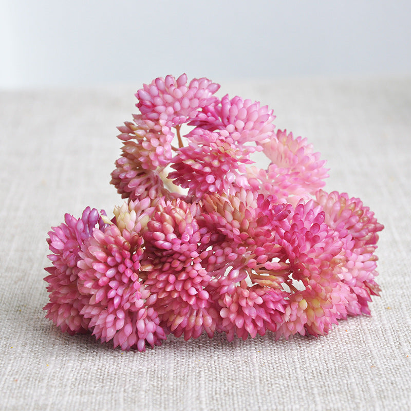 Liquidation en vrac 13 couleurs 8" Tiges de plantes succulentes Pick Plantes artificielles réalistes Vente en gros