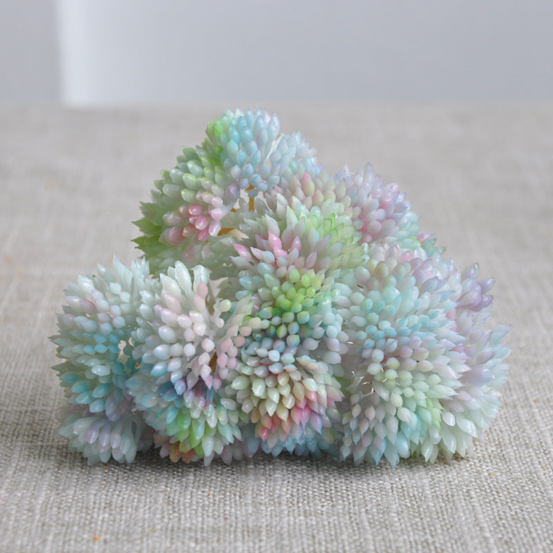 Liquidation en vrac 13 couleurs 8" Tiges de plantes succulentes Pick Plantes artificielles réalistes Vente en gros