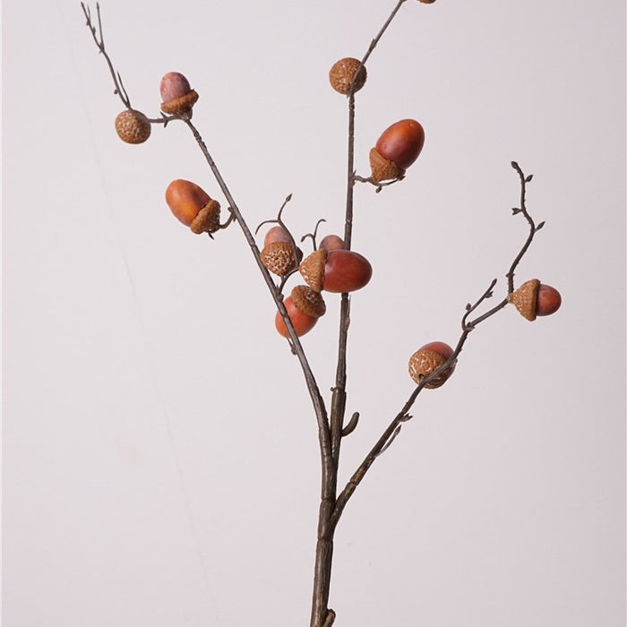 Bulk 29" Artificial Fruits Acorns Branches Stems - Realistic Fall and Winter Centerpiece for Mantel, Table, Home Decor Wholesale