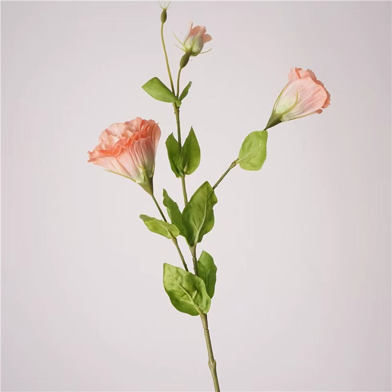 Premium 19.6" Real Touch Lisianthus - Lifelike Silk Floral Arrangements for Weddings & Home Decor