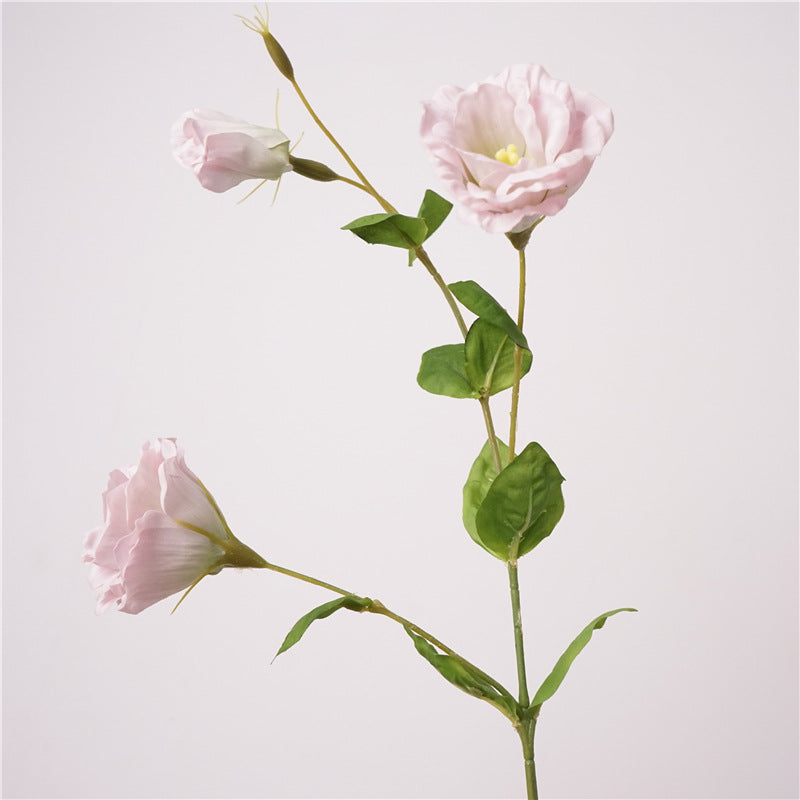 Premium 19.6" Real Touch Lisianthus - Lifelike Silk Floral Arrangements for Weddings & Home Decor