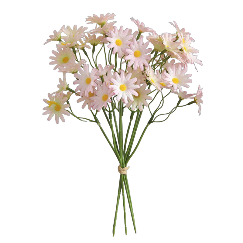 Bulk 10.6" Daisy Stems Lifelike Silk Floral Arrangements for Weddings Crafts DIY Wholesale