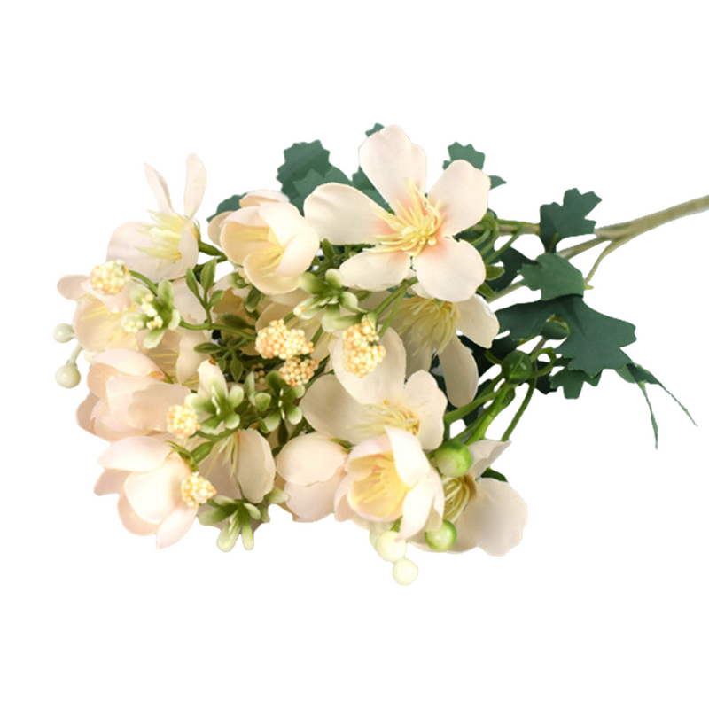 Bulk 13" Small Cherry Blossom Bush Artificial Cherry Flowers Wholesale