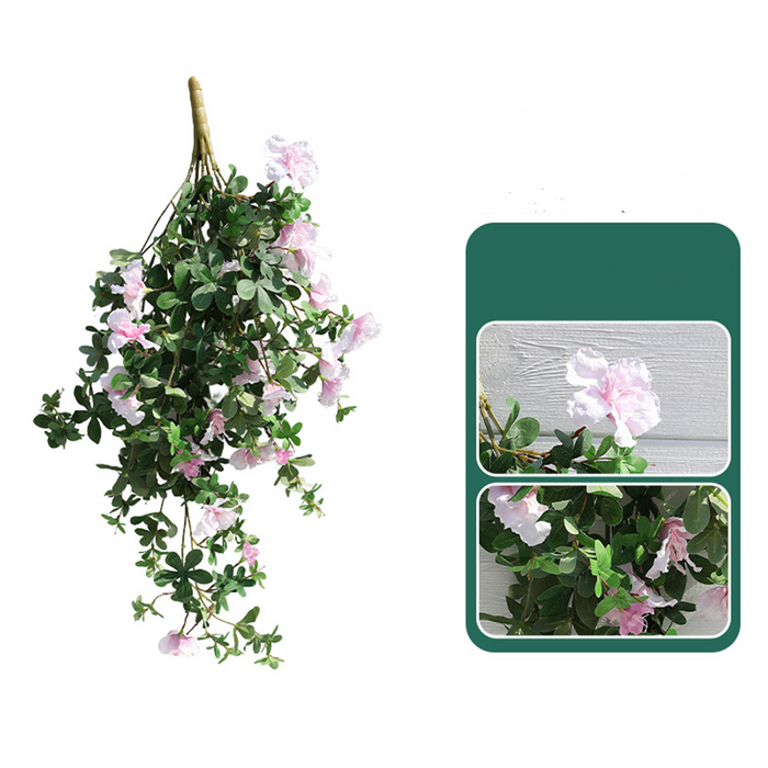 Bulk 40" Faux Hanging Azalea Bushy Flowers Rattan for Home Garden Room and Wedding Arch Decorations Wholesale