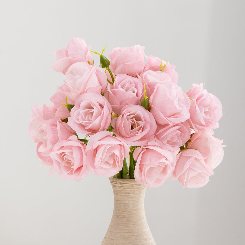 Bulk 13" Rose Bouquet Silk Rose Artificial Wholesale