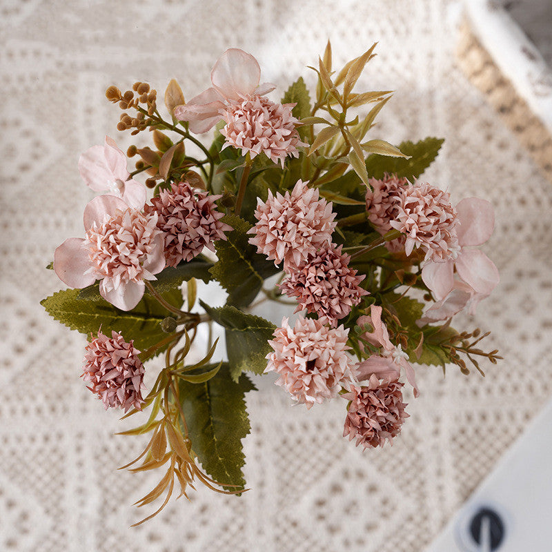 Bulk 11" Lilac Bush Bouquet Autumn Silk Flowers Arrangement Fall Decoration Wholesale