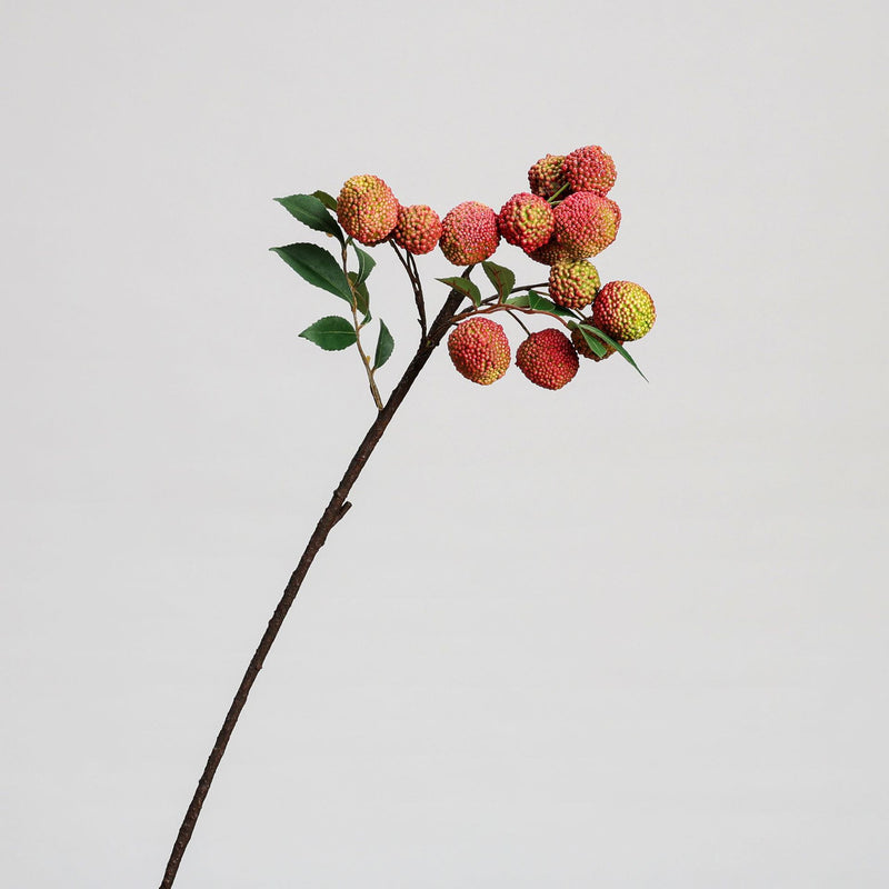 Bulk Exclusive Litchi Stems Artificial Fruits Branches Wholesale