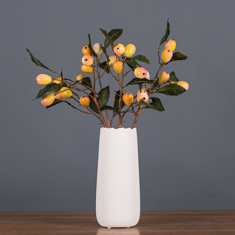 Tiges de nèfles en vrac de 25 pouces, branches de fruits artificiels en gros